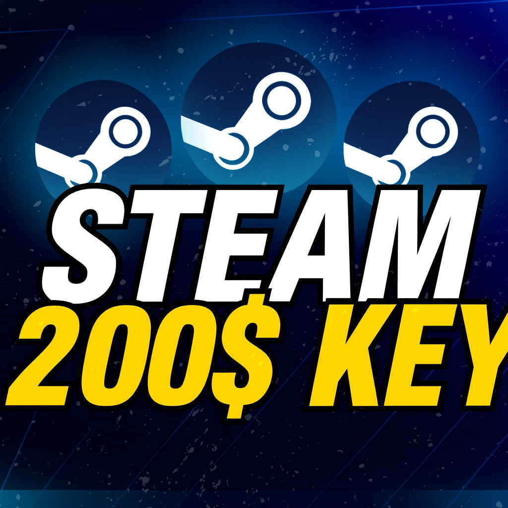 10 Adet Steam 200$ Key